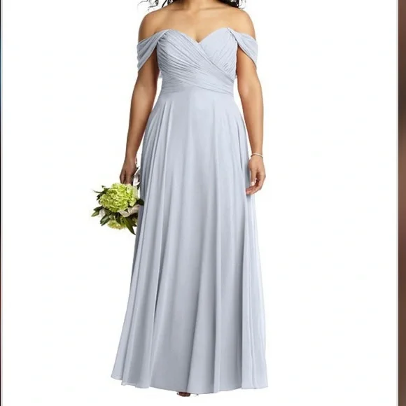 knee length dresses for ladies Daria Draped Chiffon Maxi Dress / Light Lilac | Meshki